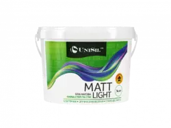 Фарба інтер`єрна, Unisil Matt Light, 14 кг