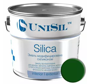 Краска Silica модифицированная силиконом, 2.8 кг, Темно-зеленая
