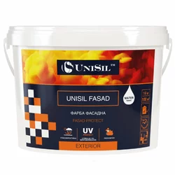 Фасадна фарба Unisil Fasad, 14 кг Фасадна фарба Unisil Fasad, 14 кг