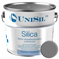 Фарба Silica модифікована силіконом, 0.9 кг, Темно-сіра Фарба Silica модифікована силіконом, 0.9 кг, Темно-сіра