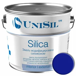 Фарба Silica модифікована силіконом, 2.8 кг, Синя