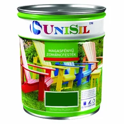 Эмаль алкидная UNISIL magasfenyu zomancfestek, Зелёная, 0.75л Эмаль алкидная UNISIL magasfenyu zomancfestek, Зелёная, 0.75л
