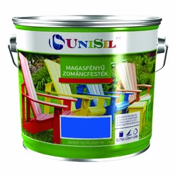 Эмаль алкидная UNISIL magasfenyu zomancfestek, Синяя, 2.5л Эмаль алкидная UNISIL magasfenyu zomancfestek, Синяя, 2.5л