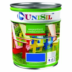 Емаль UNISIL magasfenyu zomancfestek, Синя, 0.75л Емаль UNISIL magasfenyu zomancfestek, Синя, 0.75л