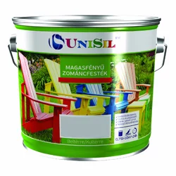 Емаль UNISIL magasfenyu zomancfestek, Сіра, 2.5л Емаль UNISIL magasfenyu zomancfestek, Сіра, 2.5л