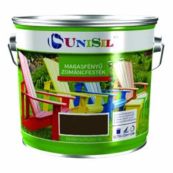 Емаль UNISIL magasfenyu zomancfestek, Коричнева, 2.5л Емаль UNISIL magasfenyu zomancfestek, Коричнева, 2.5л