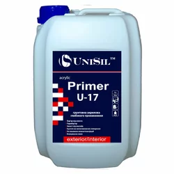 Грунтовка глубокого проникновения Unisil U17, 5 л Грунтовка глубокого проникновения Unisil U17, 5 л