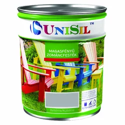 Емаль UNISIL magasfenyu zomancfestek, Сіра, 0.75л Емаль UNISIL magasfenyu zomancfestek, Сіра, 0.75л