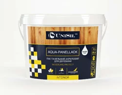 Лак панельний Unisil Aqua-Panellack, 3 л, Шовковисто-матовий Лак панельний Unisil Aqua-Panellack, 3 л, Шовковисто-матовий
