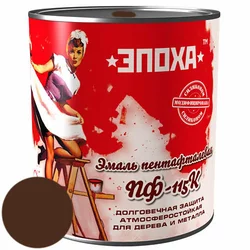 Антикорозионная краска Эмаль ПФ-115к, 0.9 кг, Коричневая Антикорозионная краска Эмаль ПФ-115к, 0.9 кг, Коричневая