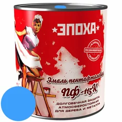 Антикорозійна фарба Емаль ПФ-115к, 0.9 кг, Блакитна Антикорозійна фарба Емаль ПФ-115к, 0.9 кг, Блакитна