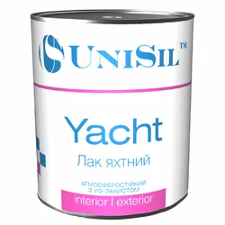 Лак яхтний Unisil Yacht, 0.75 л, Шелковисто-матовый