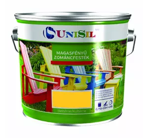 Эмаль алкидная UNISIL magasfenyu zomancfestek, Желтая, 2.5л Эмаль алкидная UNISIL magasfenyu zomancfestek, Желтая, 2.5л
