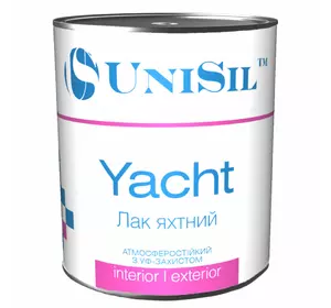 Лак яхтный Unisil Yacht, 0.75 л, Шелковисто-матовый