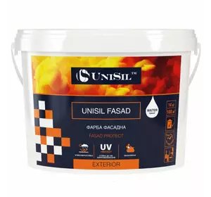Фасадна фарба Unisil Fasad, 14 кг Фасадна фарба Unisil Fasad, 14 кг