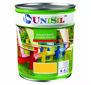 Емаль UNISIL magasfenyu zomancfestek, Жовта, 0.75л Емаль UNISIL magasfenyu zomancfestek, Жовта, 0.75л