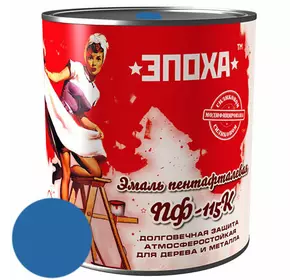 Антикорозионная краска Эмаль ПФ-115к, 2.8 кг, Синяя Антикорозионная краска Эмаль ПФ-115к, 2.8 кг, Синяя