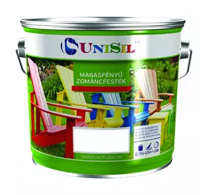 Эмаль алкидная UNISIL magasfenyu zomancfestek, Белая, 2.5л Эмаль алкидная UNISIL magasfenyu zomancfestek, Белая, 2.5л