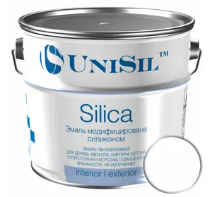 Фарба Silica модифікована силіконом, 2.8 кг, Біла матова Фарба Silica модифікована силіконом, 2.8 кг, Біла матова