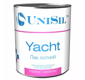 Лак яхтный Unisil Yacht, 0.75 л, Глянецевый Лак яхтный Unisil Yacht, 0.75 л, Глянецевый