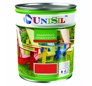 Емаль UNISIL magasfenyu zomancfestek, Червона, 0.75л Емаль UNISIL magasfenyu zomancfestek, Червона, 0.75л