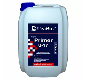 Грунтовка глубокого проникновения Unisil U17, 10 л Грунтовка глубокого проникновения Unisil U17, 10 л
