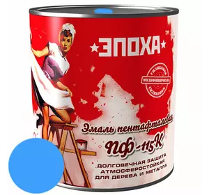 Антикорозійна фарба Емаль ПФ-115к, 2.8 кг, Блакитна Антикорозійна фарба Емаль ПФ-115к, 2.8 кг, Блакитна