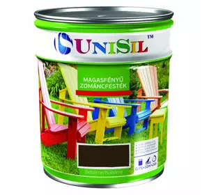 Емаль UNISIL magasfenyu zomancfestek, Коричнева, 0.75л Емаль UNISIL magasfenyu zomancfestek, Коричнева, 0.75л