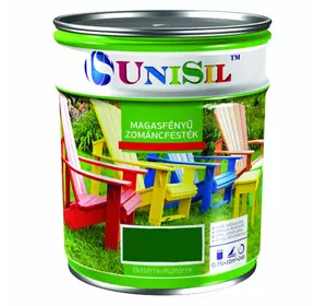 Емаль UNISIL magasfenyu zomancfestek, Зелена, 0.75л Емаль UNISIL magasfenyu zomancfestek, Зелена, 0.75л